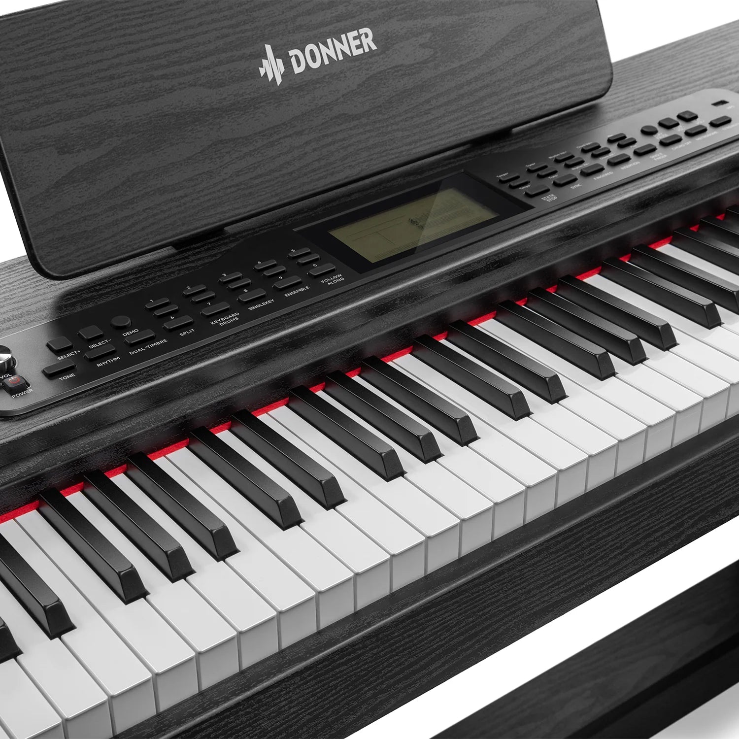 DDP-95 88 Key Weighted Upright Digital Piano for Beginners with 4.3" LCD