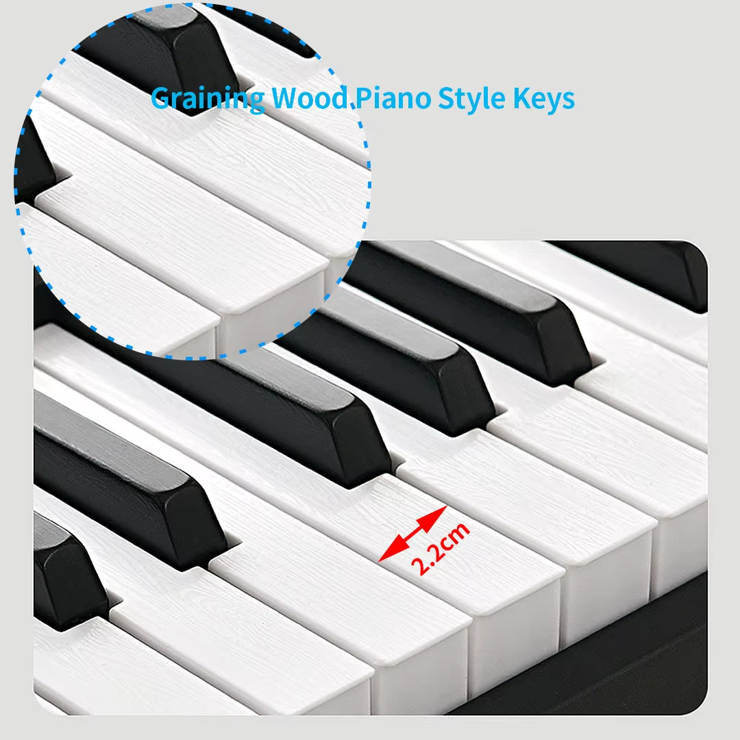 Foldable Musical Keyboard Professional Midi Controller Electronic Piano Music Synthesizer Digital 88 Keys Organ Instruments