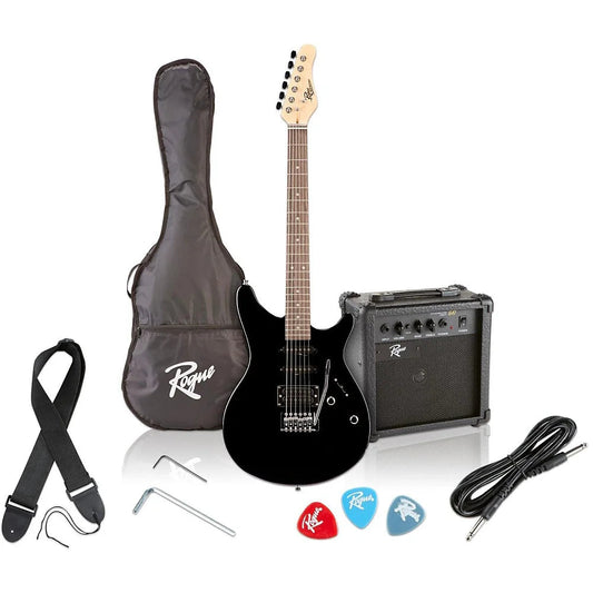 Rocketeer Electric Guitar Pack, Black