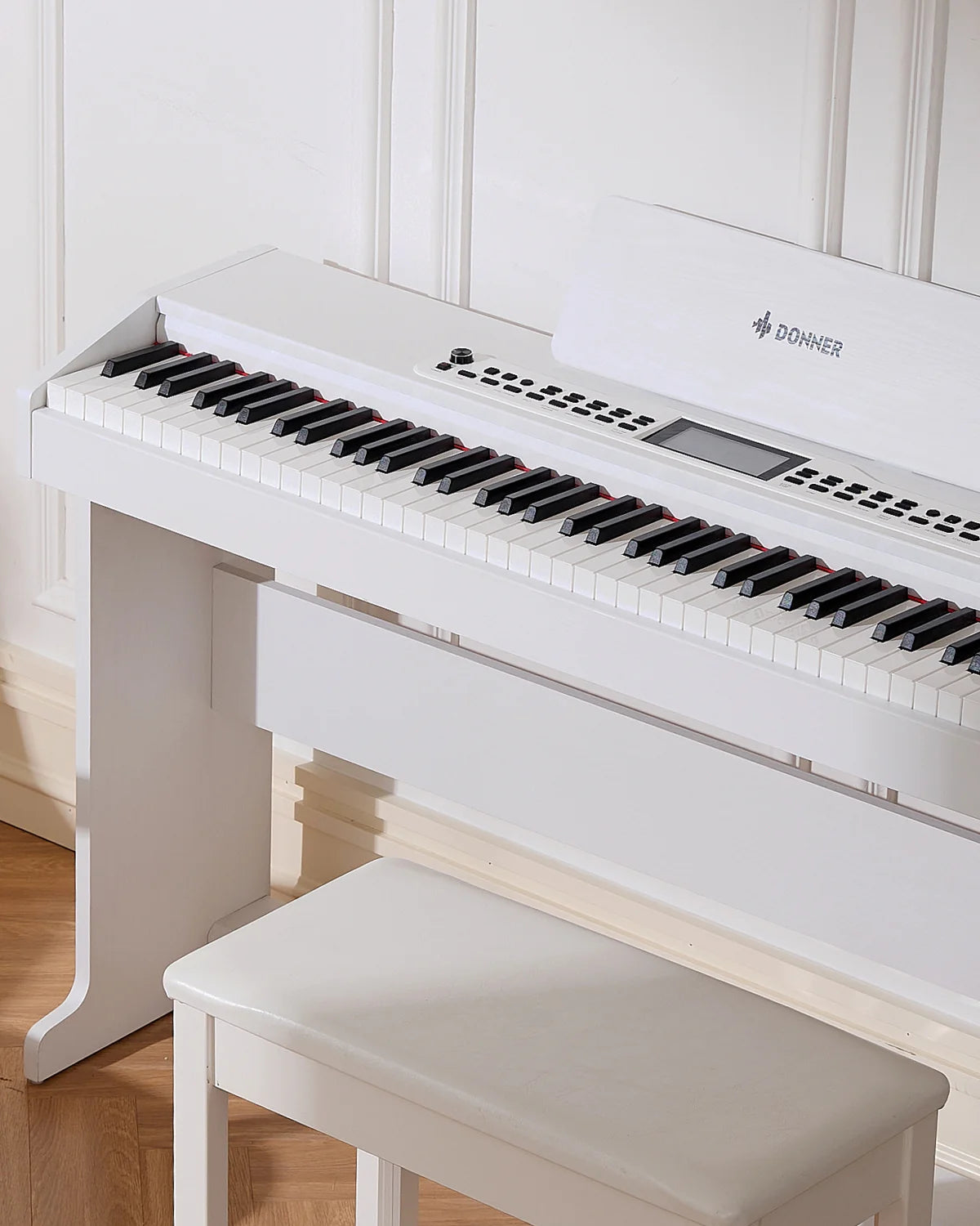 DDP-95 88 Key Weighted Upright Digital Piano for Beginners with 4.3" LCD