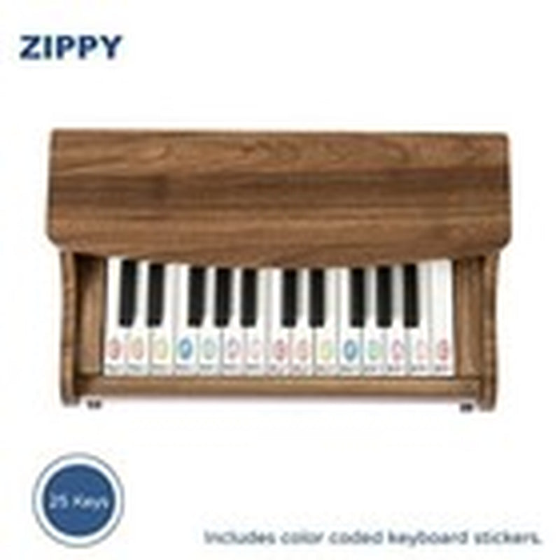 Kids Piano Keyboard, 25 Keys Digital Piano for Kids, Mini Music Walnut